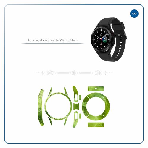Samsung_Watch4 Classic 42mm_Green_Crystal_Marble_2